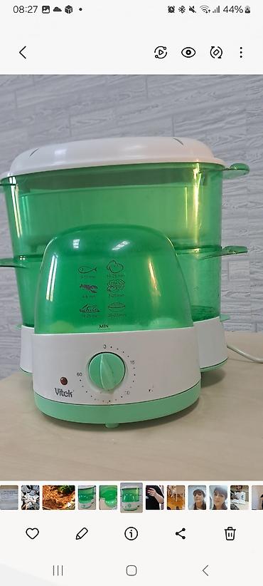tap az ariston: Vitek elektrik buxarlı bişirici - İki mərtəbəli buxar səbətləri və — 1