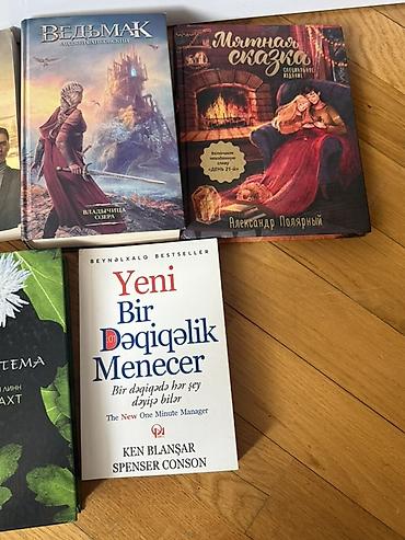 Bədii ədəbiyyat: Kitablar dəsti – müxtəlif janrlar, azərbaycanca, ingiliscə və rusca — 1