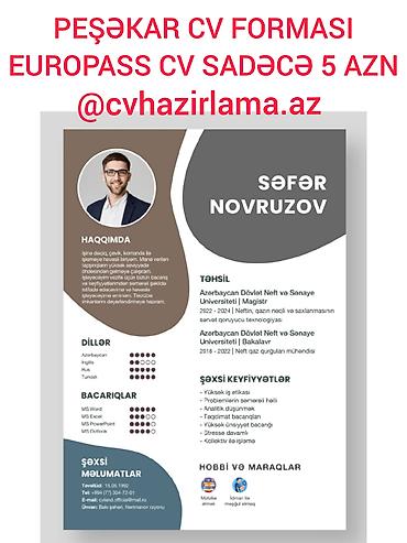 fransız dili dim pdf: CV HAZIRLAMA XİDMƏTİ. 📝 İŞ ÜÇÜN TƏLƏB OLUNAN CV-LƏRİN HAZIRLANMASI — 2
