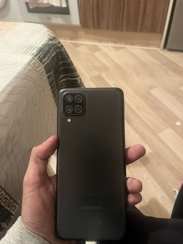 nokia x2 dual sim: Samsung Galaxy A12, rəng - Qara, İki sim kartlı