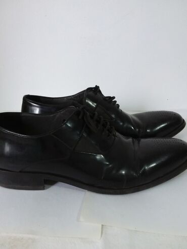 Туфли: Продаю! Туфли мужские, цвет черный, размер 41, качество кожа