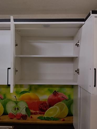 кухонный мебел ош: Кухонный гарнитур с фотопанелью «Фрукты» - Комплектация: напольные — 3
