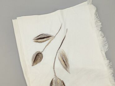 PL - Plaid 135 x 55, color - White, condition - Very good