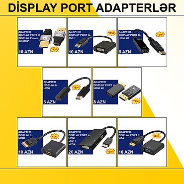 kompüter barter: Display Port Adapterlər/Konverterlər (Çeviricilər) ⭐Display Port to — 1