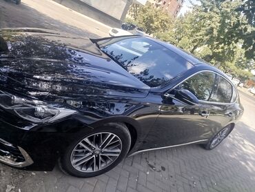byd машина цена бишкек: Hyundai Grandeur (Azera) черного цвета, представительский седан
