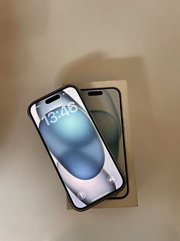 iphone se 2020 lalafo: IPhone 15, Б/у, 128 ГБ, Белый, Коробка, 78 % — 2