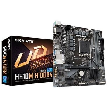 Модемы и сетевое оборудование: Материнская плата, Новый, Gigabyte, LGA1700, Micro-ATX, Для ПК