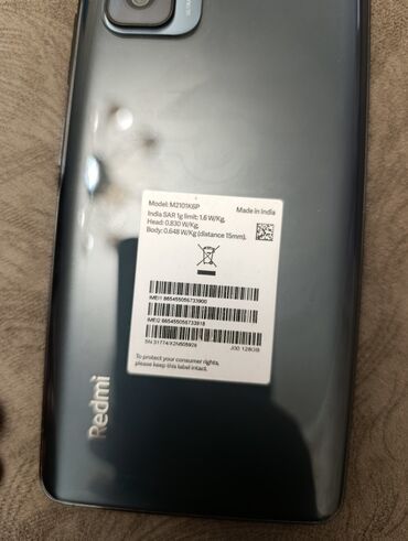 редми телефондор: Redmi, Redmi Note 10, түсү - Боз