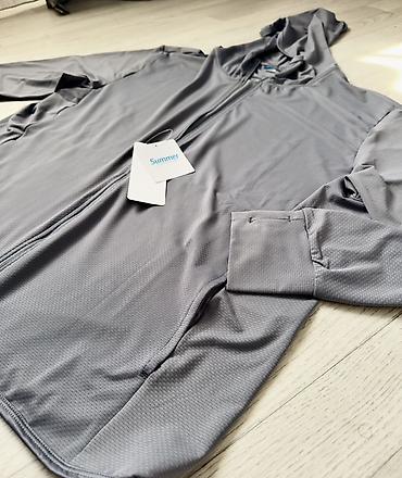 tech flice: Мужская толстовка, 4XL, Новый, цвет - Серый, Самовывоз — 1