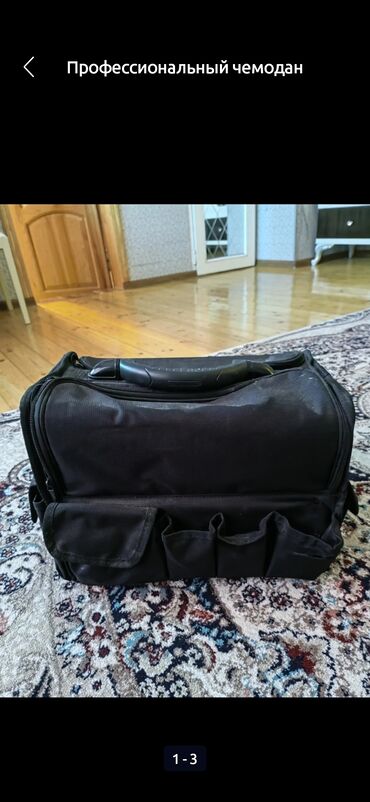 boyuk cantalar: Бьюти-кейс, чемодан для косметики Цвет - чёрный. Универсальная