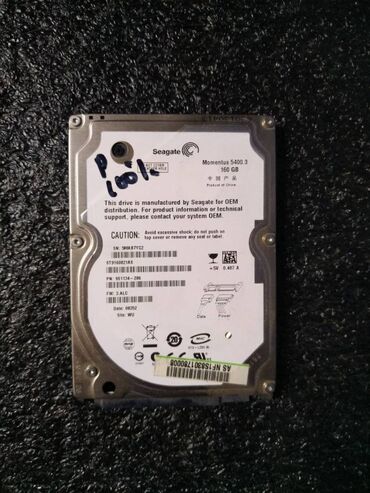 жесткий диски для компьютера: Накопитель, Б/у, Seagate, HDD, 2.5", Для ноутбука