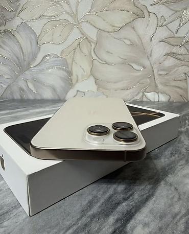 ayfon şekli: IPhone 16 Pro, 256 GB, Desert Titanium, Zəmanət — 7