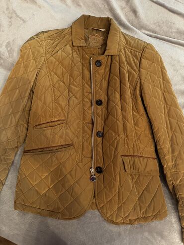 кожанная куртка: Женская куртка S (EU 36), цвет - Бежевый