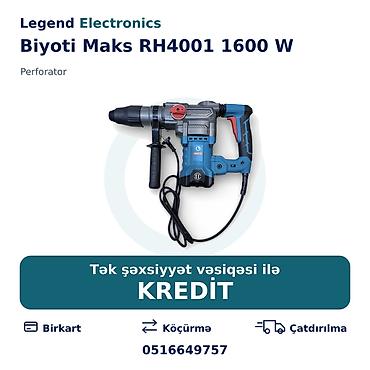 cekic 2018 cekic 2018: Elan başlığı: Perforator Biyoti Maks RH4001 1600 W Elan mətni: Biyoti — 1