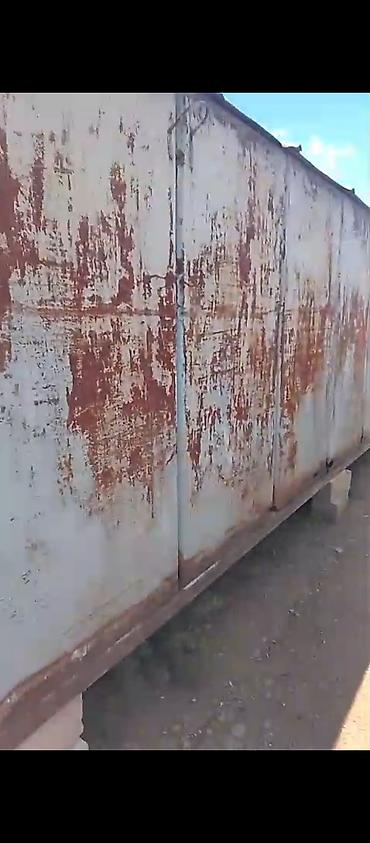 Metal konteyner/vaqon ev - Material: qalın metaldan yığma, kənarları