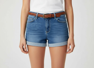 spodenki jeans krótkie: Lc Waikiki, Shorts for women, size 2XS