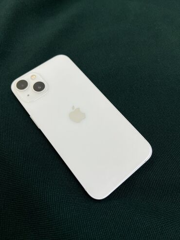 корпусы пк: IPhone 13, Колдонулган, 512 ГБ, Ак, Заряддоочу түзүлүш, Коргоочу айнек, Каптама, 99 %