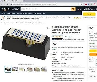 Ostali pribor i dodaci za alate: Dijamantski kamen za oštrenje 4-u-1 sa postoljem - Profesionalni — 7