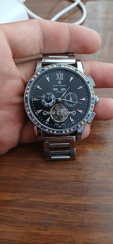 saat qız ucun: Yeni, Qol saatı, Patek Phillipe, rəng - Gümüşü — 1