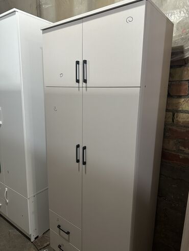 Шифоньеры: Шифоньер, Новый, Прямой, цвет - Белый, ЛДСП — 4