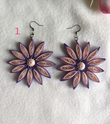Minđuše: Pirsing, Handmade, Materijal: Epoksi smola — 42