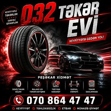 Работа: 032 Təkər Evi – avtomobil təkəri və təkər xidmətləri Təkliflər: - — 1