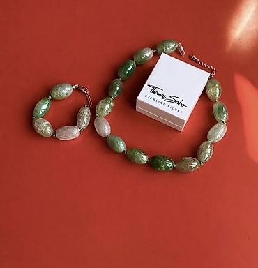 doğal taş: TOMAS Sabo brendinnən "Yosunlu Agat" (Moss Agate) və ya — 3