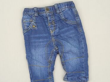 strój kąpielowy dla chłopca 104: Denim pants, Next, 3-6 months, condition - Good