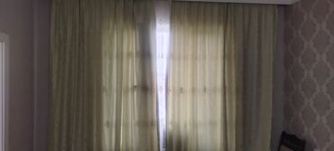 Pərdə və tüllər: İşlənmiş, Pərdə, rəng - Bej, Pulsuz çatdırılma — 5