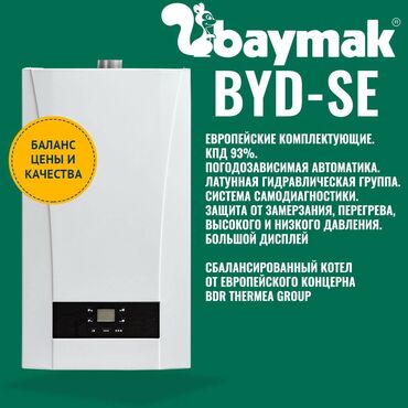 Газовые котлы: Газовый котел Baymak BYD-SE 24 Настенный двухконтурный газовый котел