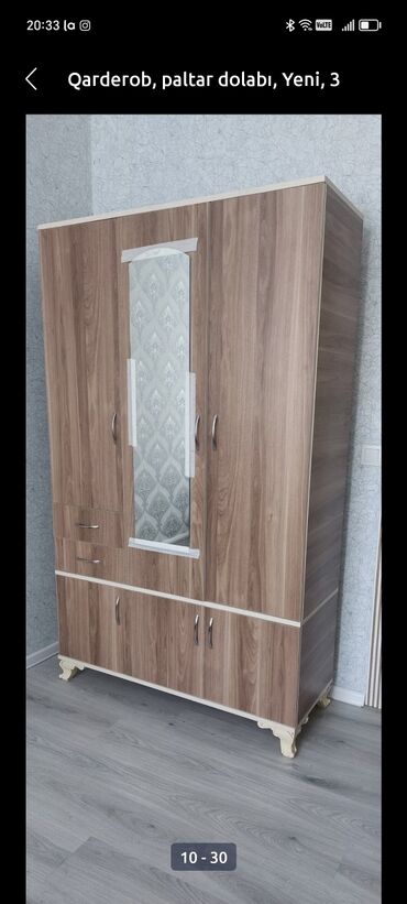 Dolablar: Yeni, Açılan, 4 qapılı Düz dolab, Qarderob, paltar dolabı, Azərbaycan — 5