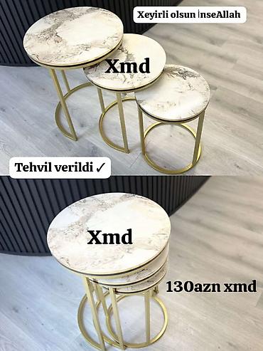 yazi formalari: Yumru masa, Açılmayan, Təkərsiz, Teksturalı laminat, Zəmanətsiz — 1