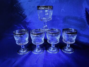 Čaše: Casice za zestoko pice,rucni rad murano medici iz 60ih. Casice — 2