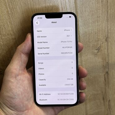 Apple iPhone: IPhone 13 Pro, Б/у, 256 ГБ, Pacific Blue, Защитное стекло, Чехол, 93 % — 11