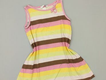 sukienki letnie czarne w kwiaty: Dress, H&M, 3-4 years, 98-104 cm, condition - Good