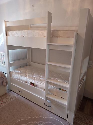 Oğlan və qız üçün, Yeni, Çarpayı, Matras ilə, Siyirməli, Laminat
