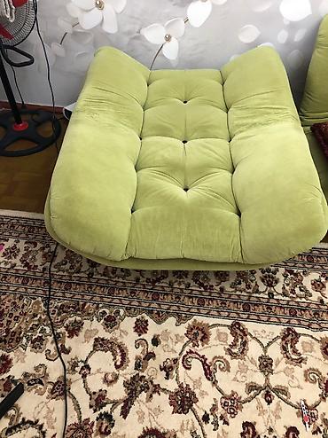 Комплекты мягкой мебели: Комплект мягкой мебели, Б/у, Самовывоз, цвет - Зеленый — 7
