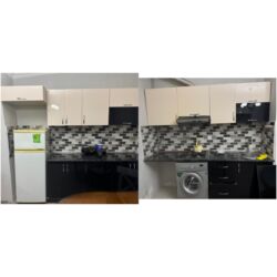 Şəhər velosipedləri: Metbex mebeli tezedir demek olar .370₼ satilir .Olcu 4 metr .Ayri ayri