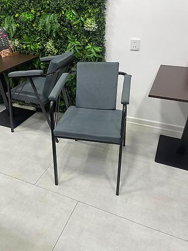 6 Eded Metall karkaslı yumşaq oturacaqlı kreslo - Dizayn: Minimalist