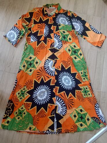 plisirana haljina zara: L (EU 40), XL (EU 42), Other style, Short sleeves