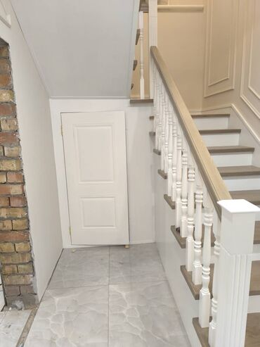 Деревянные лестницы: Деревянная лестница Для дома, Форма лестницы: Много-маршевая, Стиль: Классический — 4