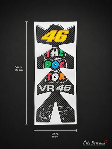 car bluetooth adapter: Valentino Rossi 46 The Doctor VR46 Tank Pad–2828 Atraktivan Valentino — 1
