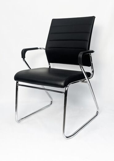 стол офисное кресло: Офисный стул, Новый, цвет - Черный, Другой материал, В рассрочку