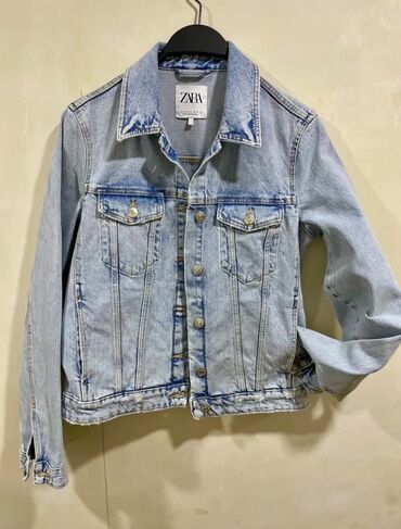 Кардиганы, жакеты: Джинсовая куртка, Zara, S (EU 36)