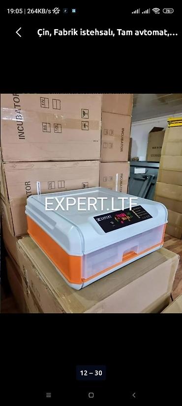 İnkubatorlar: Çin, Tam avtomat, Bütün növ quşlaq üçün, Azərbaycan dilində təlimat — 12