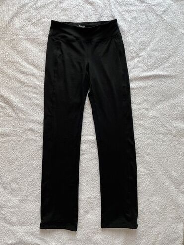 pantalone tri četvrt: S (EU 36), Cotton, color - Black, Single-colored