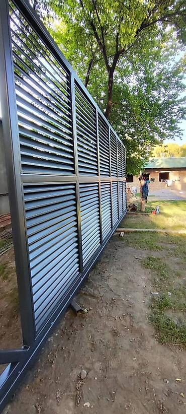 Откатные ворота: Откатные ворота под ключ - Тип: откатные (сдвижные) ворота на нижней — 9