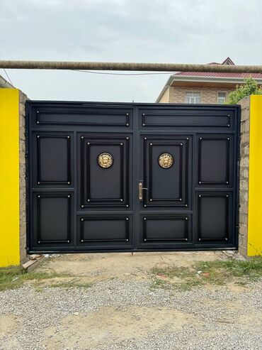 Həyət darvazaları: İstənilən növ darvaza. Qalın profil, keyfiyyətli,çatdırılma — 9