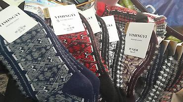 кастум шым: Теплые носки YIMINGYI с жаккардовым узором - Бренд: YIMINGYI (на — 1