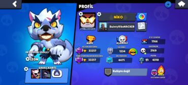 İnformatika: Başlıq: Brawl stars hesab 2 si birlikde 2 hesabda doludur fikri ciddi